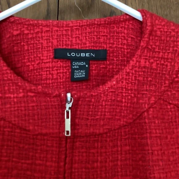 Red suit jacket - Picture 2 of 4